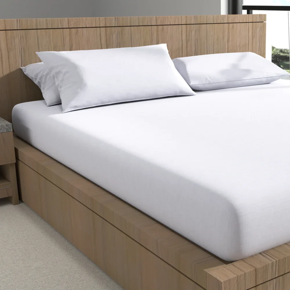 Bamboo & French Linen Fitted Sheet - Image 12