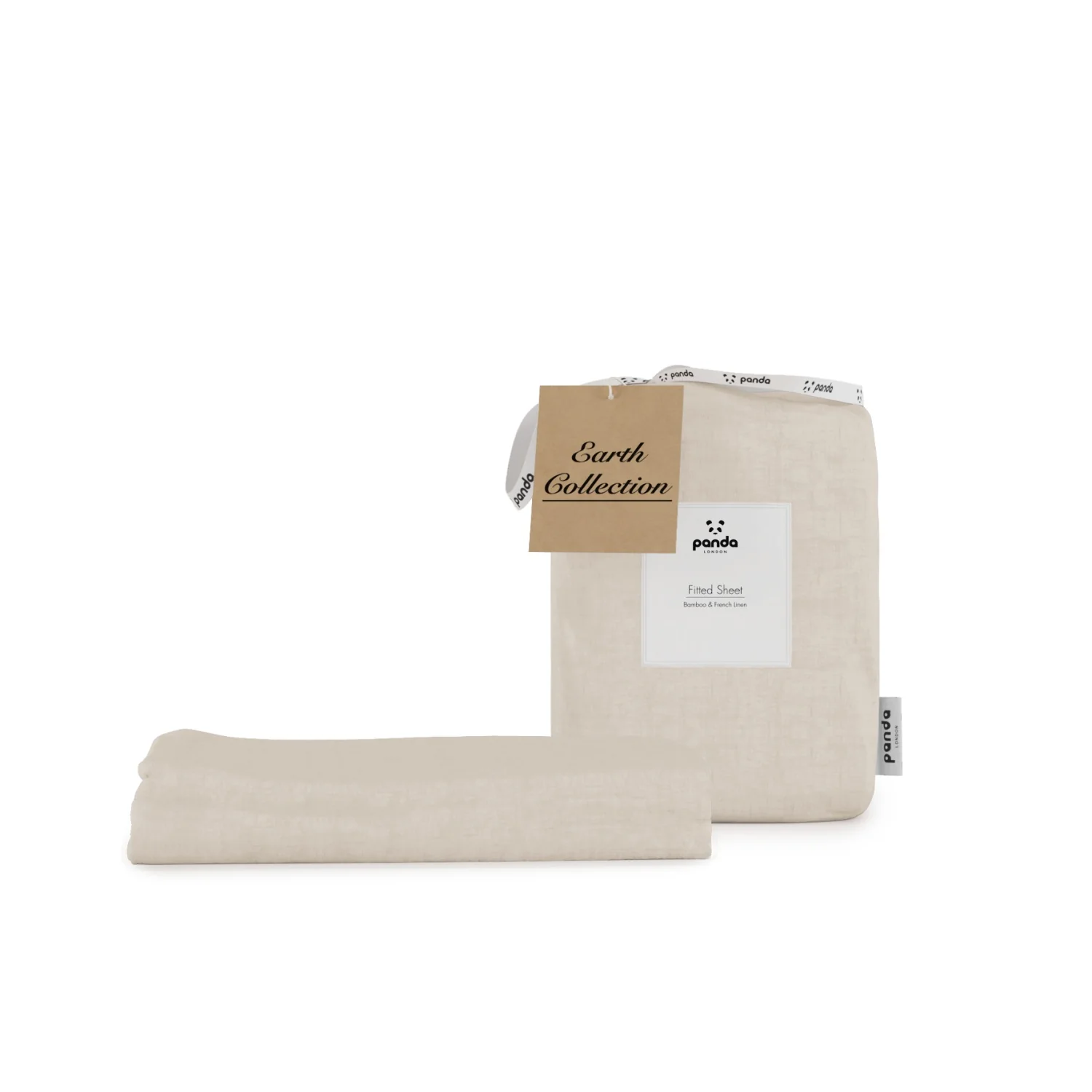 Bamboo & French Linen Fitted Sheet - Image 4